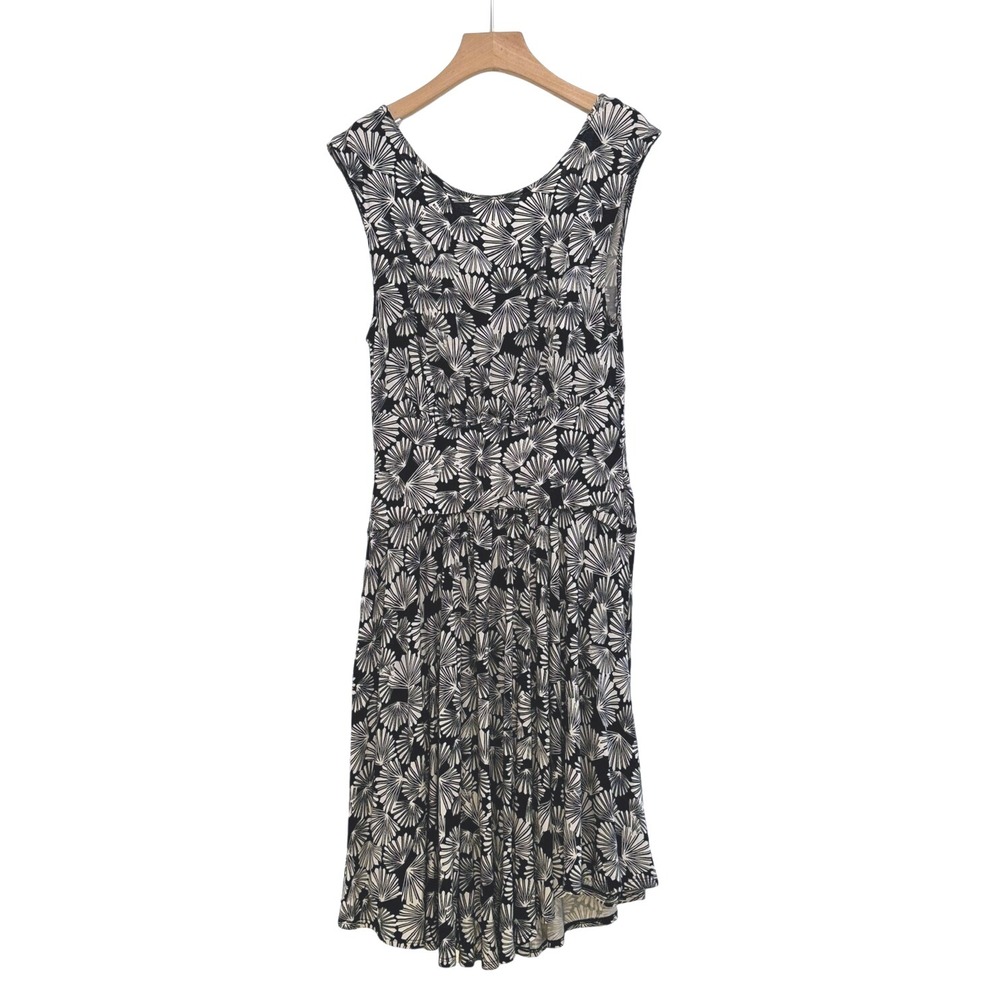 Anthropologie Moulinette Soeurs Dress‎ South Shore Black White Print M Jersey